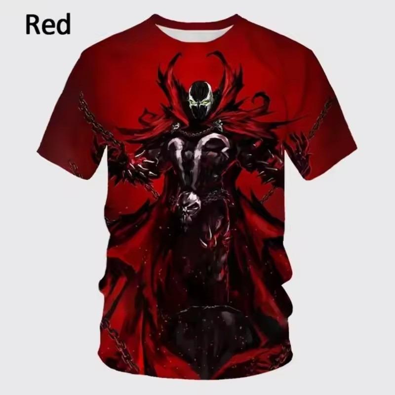 3D potisk Sportovní rychleschnoucí prodyšné pánské tričko Animace Anděl S Spawn Harajuku Street Cosplay Venkovní ležérní top s krátkým rukávem