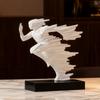 Abstract Figure Sculpture Resin Handicrafts Running Man Statue Running Person Decorative Figurines Home Decoration Accessories