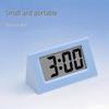 Portable Silent Waterproof LCD Triangle Alarm Clock - Ideal for Cars, Students, and Gifts