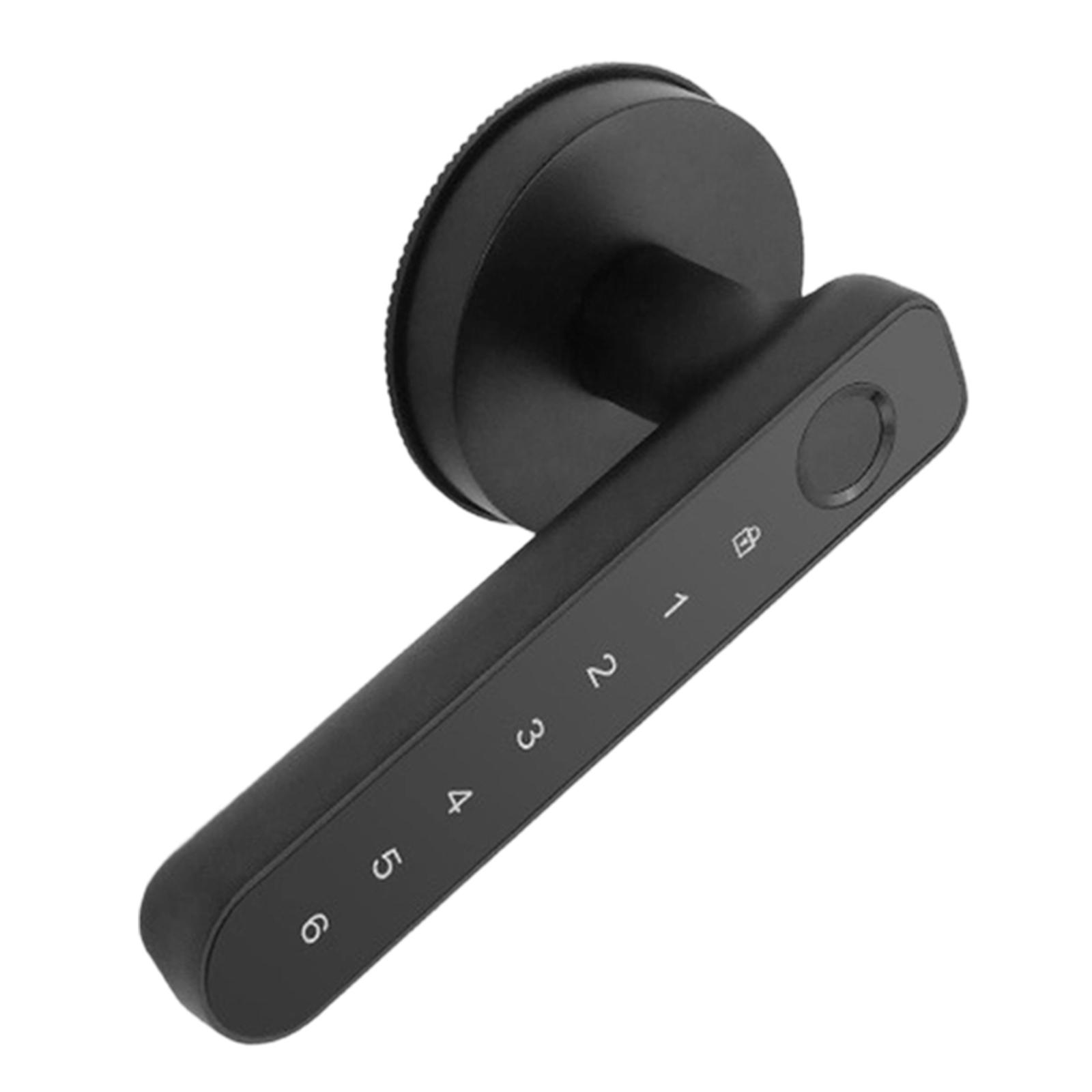 Smart Handle Lock with Multiple Options Including Fingerprint Password and Card Swipe for Home and Office Applications