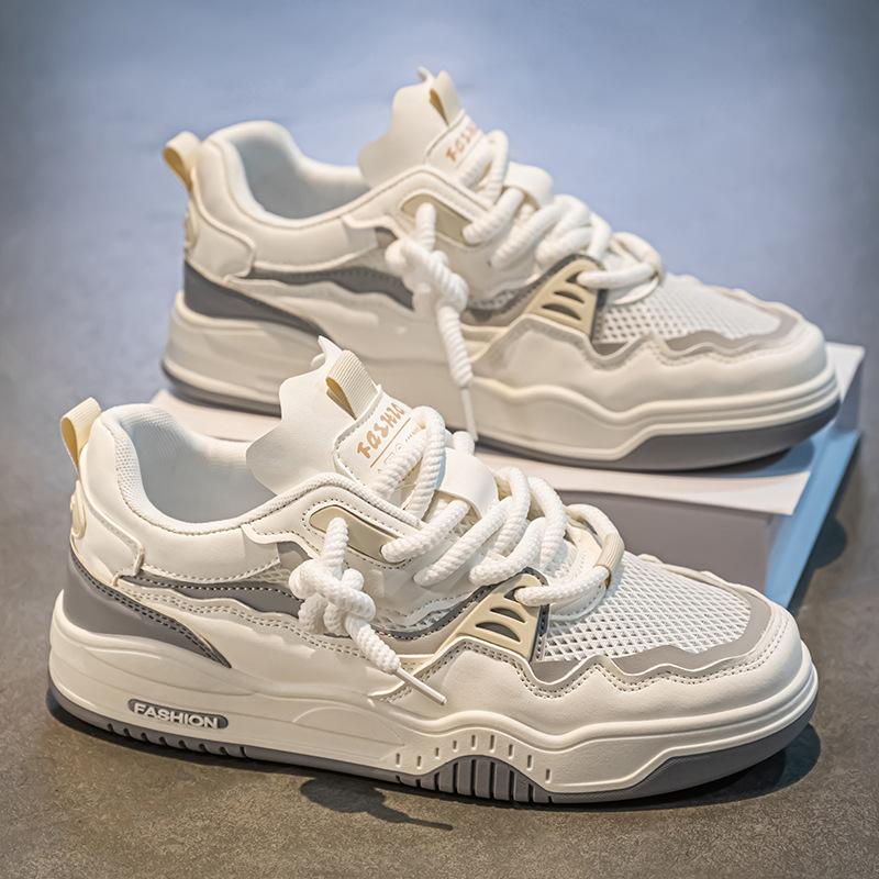 

Fashion Men s Casual Sneakers Slip-Resistant Walking Shoes for Campus/Outdoor Trendy Student Streetwear Breathable Daily Wear Footwear 46 серый