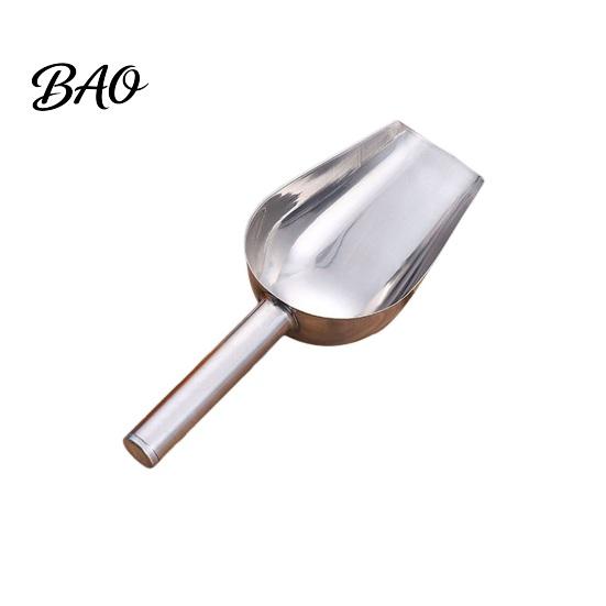 Rust-proof Food Scoop Stainless Steel Ice Scoop, Multipurpose Metal for Machine, Small Scooper Kitchen Grain Bucket, Gadgets Cookie Flour Pet