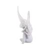 Modern Embrace White Angel Bookcase Figurine Garden Ornaments Resin Crafts Angel Wing Statue