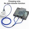 3-in-1 USB Cable - E.F.CONNECTION - Blue - iPhone 16 Pro Max - 1.2 Meter