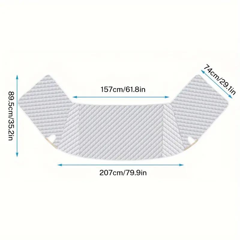 

Ford Vehicle-Specific Sunshade: Aluminum Foil Heat Insulation, Rain & Snow Shield for Cars, RVs, and Camping.