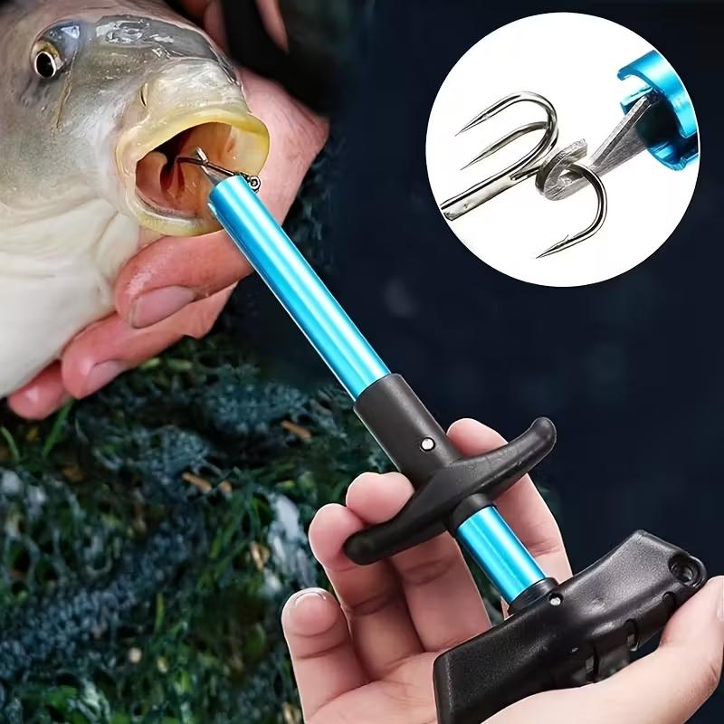 Fishing Hook Remover Tool Fishing Lure Remover Aluminum Tube Hook Detacher Portable Fish Hook Out Extractor