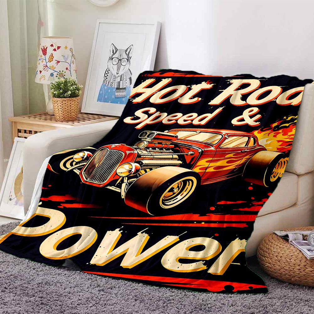 

1pc dragon guitarThemed Blanket - Soft Flannel All-Season Cozy Throw with Bold Graphic Print, Travel, or Holiday Gift for Family & Friends111 80cmx120cm(31inx47in)