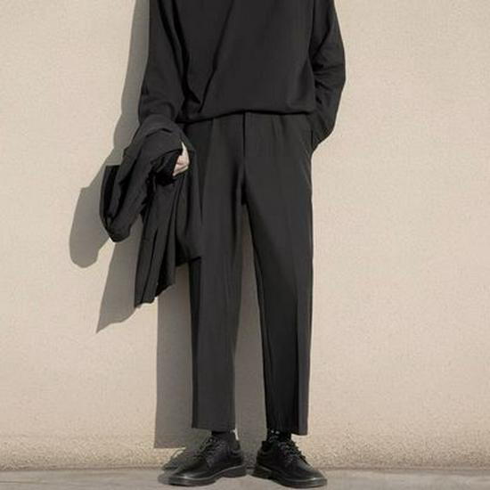 Men's Trendy College-Style Retro Suit Jacket - Zhongshan Japanese DK Design