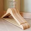 USAN HOME Solid Wood Hangers, 2cm Thick, 10-Pack