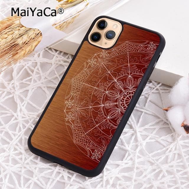 

MaiYaCa Мандала Дерево Цветочный Чехол для Телефона Для iPhone 17 Air 16 15 6s plus 11 12 13 14 pro max корпус coque iPhone 11pro max