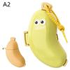 Banana Style Portable Toothbrush Travel Case 1 Set Dustproof Bristle Guard for Hiking Camping Business Travel