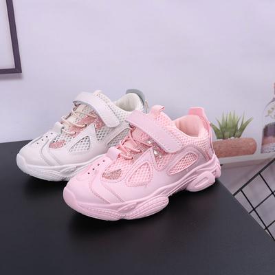 Kinder Sportschuhe Frühling neue Schüler Großhandel mittlere und ältere Kinder Mesh atmungsaktive Freizeitschuhe Schüler Laufschuhe