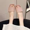 Slippers Women's Summer Outer Wear New Fashionable Versatile Flat Bottom Non-slip One-word Drag with Skirt Cool Slippers