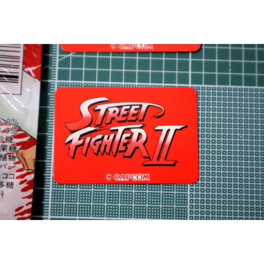 Used 90's Street Fighter II Ice Bar Bag Secret Battle Card