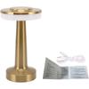 Vintage Metal Desk Lamp USB Rechargeable Portable Touch Table Lamp Bedside Night Light for Bar KTV Hotel Coffee Shop Bedroom Bar