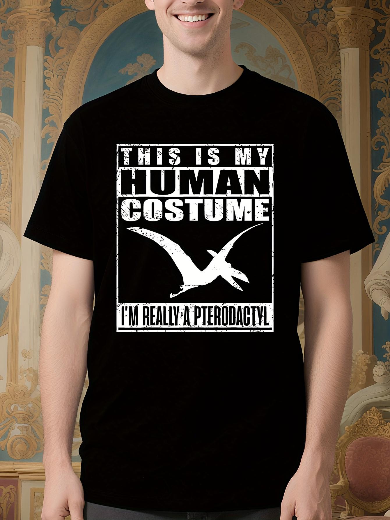 Funny Costume Party Tshirt - This Is My Human Costume Pte... XXL