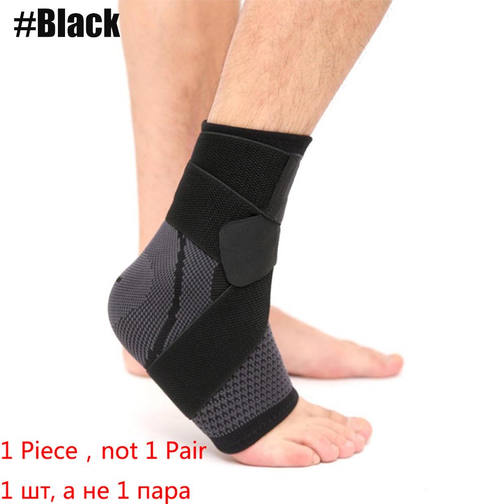 1 PC Athletic Ankle Brace Compression Strap Sleeves Support Pressurized Elastic Bandage Foot Guard Gear Gym Fitness Accessory