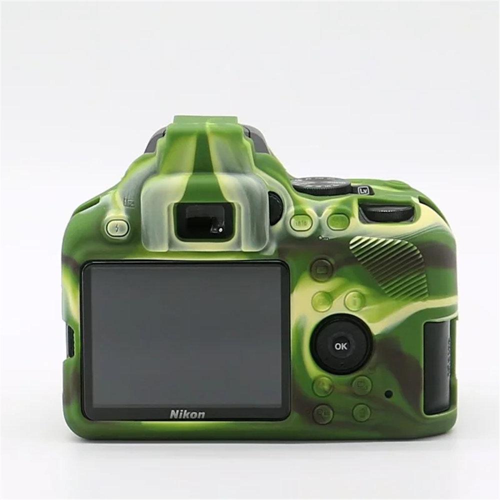 Soft Silicone Armor Camera Bag Case For Nikon D750 D780 D810 D850 D3200 D3300 D3400 D3500 D5100 D5200 DSLR Cover Body Skin