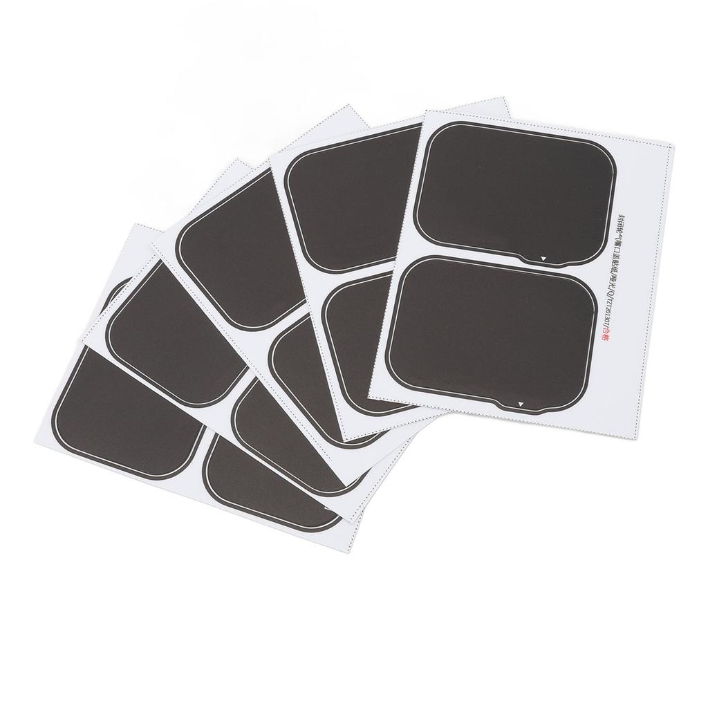 5 Pairs Bike Sealing Wheel Valve Cover Sticker Matte Mountain Bike Bicycle Riding Decorative Sticker