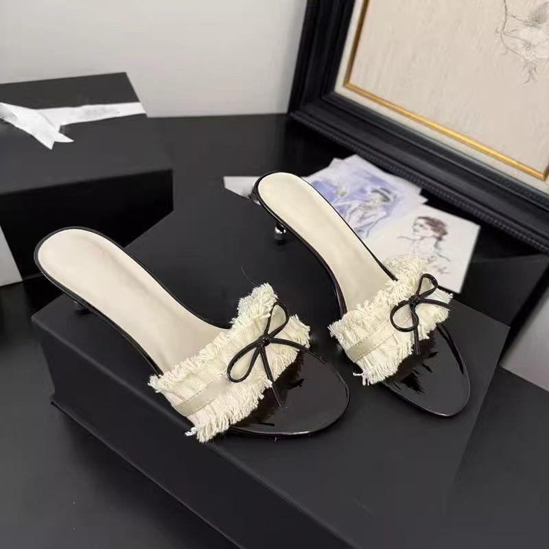 Elegant high-heeled sandals high-heeled sandals youth tide shoe temperament word feet summer not tired thin heel year