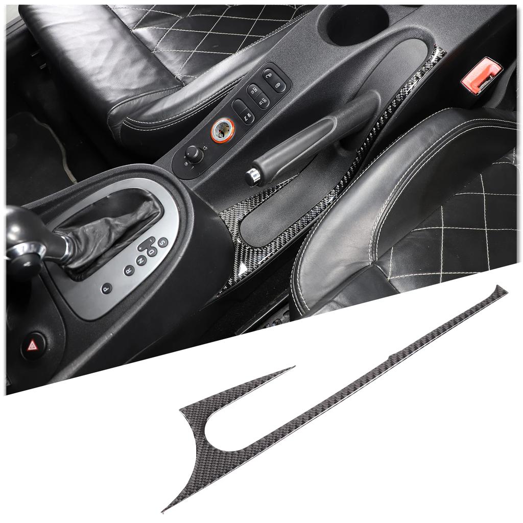 For SEAT Leon Mk2 1P 2008-2012 Soft Carbon Fibre Car Central Control Gear Shift Air Outlet Panel Trim Sticker Car Accessories F6