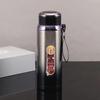 316 Stainless Steel Insulated Cup with Tea Separator, Large Capacity, Portable Outdoor Cup with Carrying Rope
