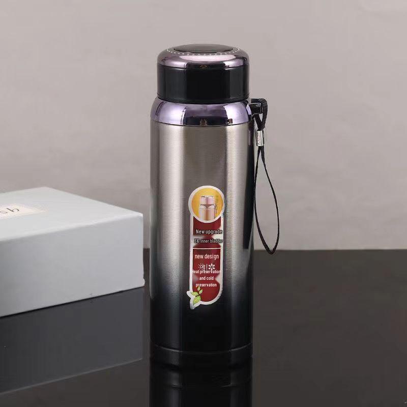 316 Stainless Steel Insulated Cup with Tea Separator, Large Capacity, Portable Outdoor Cup with Carrying Rope