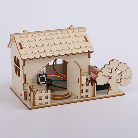 DIY Doorbell STEM Kit Wooden Circuit Science Project for Kids No-Solder Electronics Learning