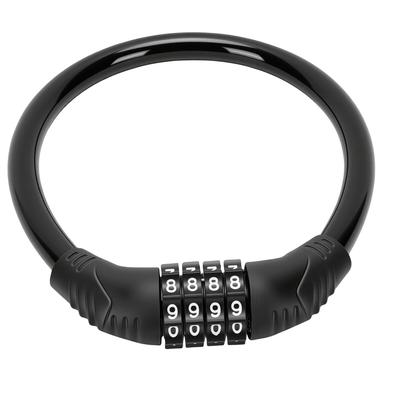 Bike Lock Cable 4 Digit Combination Resettable Heavy Duty Anti Theft Security Bike Lock for Electric Bike Scooter