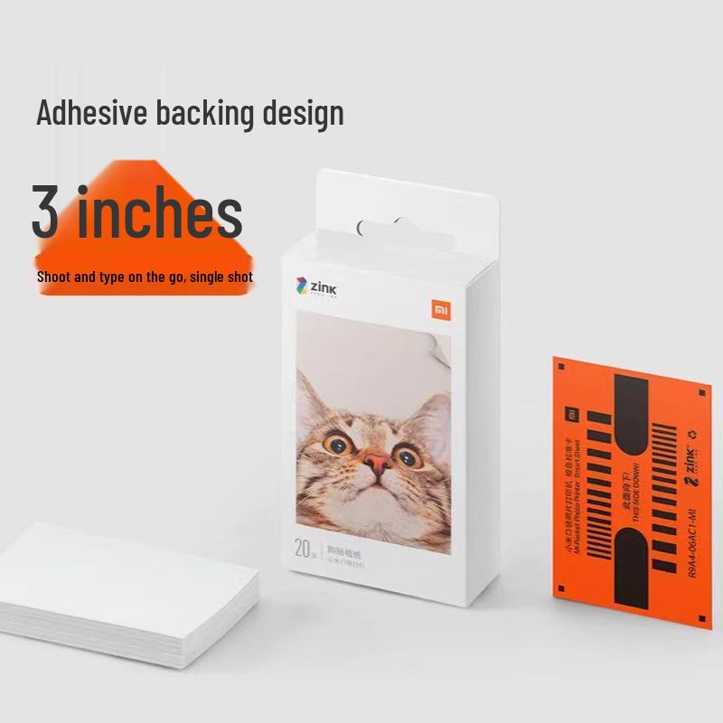 Xiaomi Pocket Photo Printer 3" Instant Sticker Photo Paper
