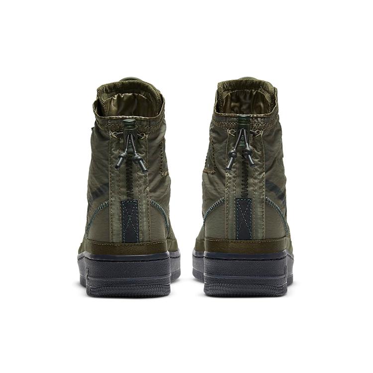 New Nike Air Force 1 High Shell Cargo Khaki Women's BQ6096-301