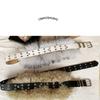 Rivet Leather Fur Belt PU Leather Plush Belt Personality Y2K Waistband  Dress Decoration