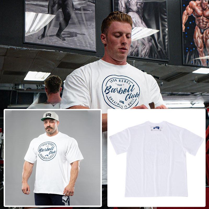 IR Iron Fitness Training Gym Casual TShirt Mens and Womens Luxury Brand Top 2026 New