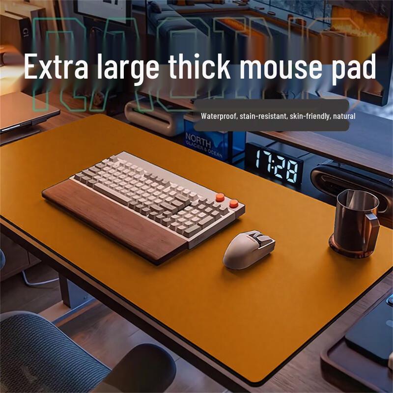 Zichen 2.5mm Thick Carbon Fiber Texture Leather Desk Mat
