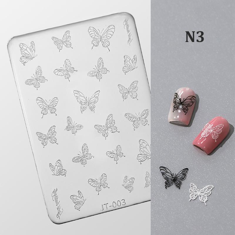 

1 шт. Зеркальный узор Цветок Сердце Бантик Звезда Снежинка Аксессуар для ногтей Маникюр Силиконовая форма для лепки Шаблон для DIY as the picture