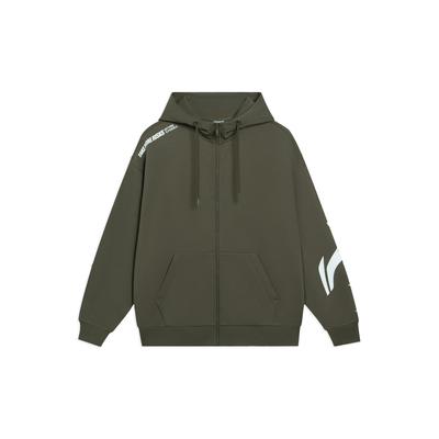 Li Ning Sports Life Collection Sweatshirt Unisex Dark Olive Green AWDRD34-9