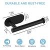 Adhesive Toilet Paper Holder Stainless Steel Tissue Hanger Waterproof Toilet Paper Stand Bathroom Accessories Paper Towels Hold