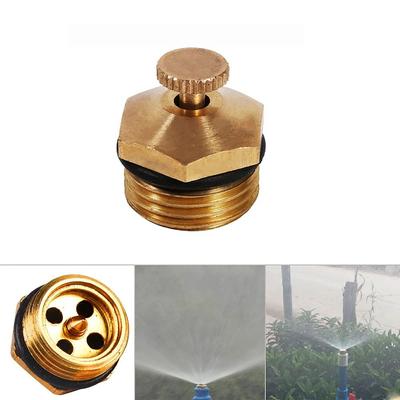Spray Adjustable Atomizing Sprinkler Nozzle Brass Misting Nozzle Drip Irrigation Garden Watering