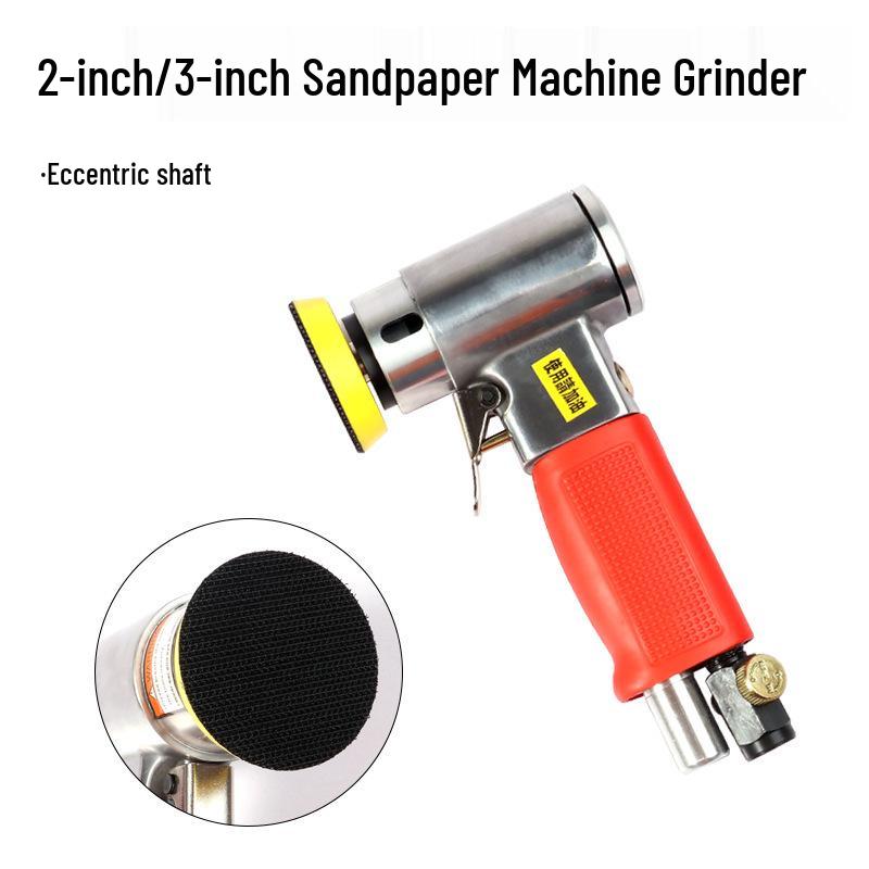 Pneumatic Random Orbital Woodworking Sander for Fine Polishing