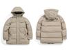 Men's Luxury Goose Down Mid-Length Hooded Winter Jacket, Plus Size, Thick & Warm Outerwear, 2025 New Arrival
