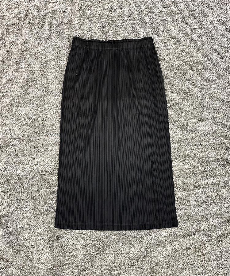 Kadın Miyake Pileli A-Kesim Etek, Büyük Beden, Yaz 2025 Koleksiyonu