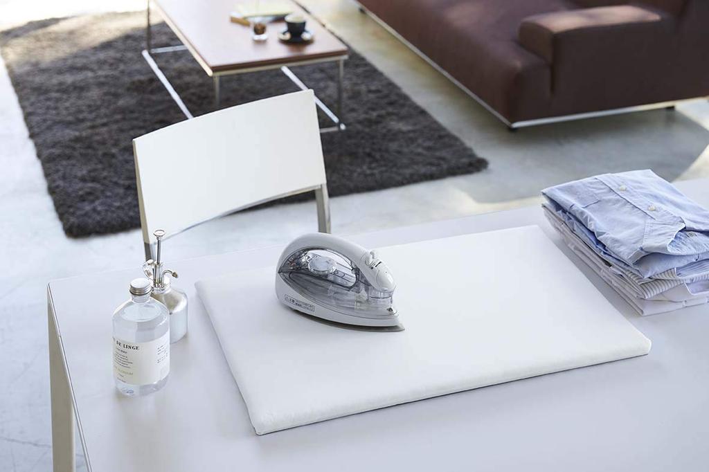 Yamazaki Japanese Takumi Series Flat Ironing Board, White, Approx. W60 x D36 x H2cm, 1224