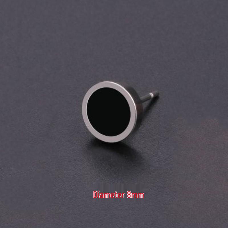 

Модные серьги-пусеты из титановой стали для мужчин и женщин - Крутой панк, хип-хоп стиль, Минималистичные универсальные уличные украшения