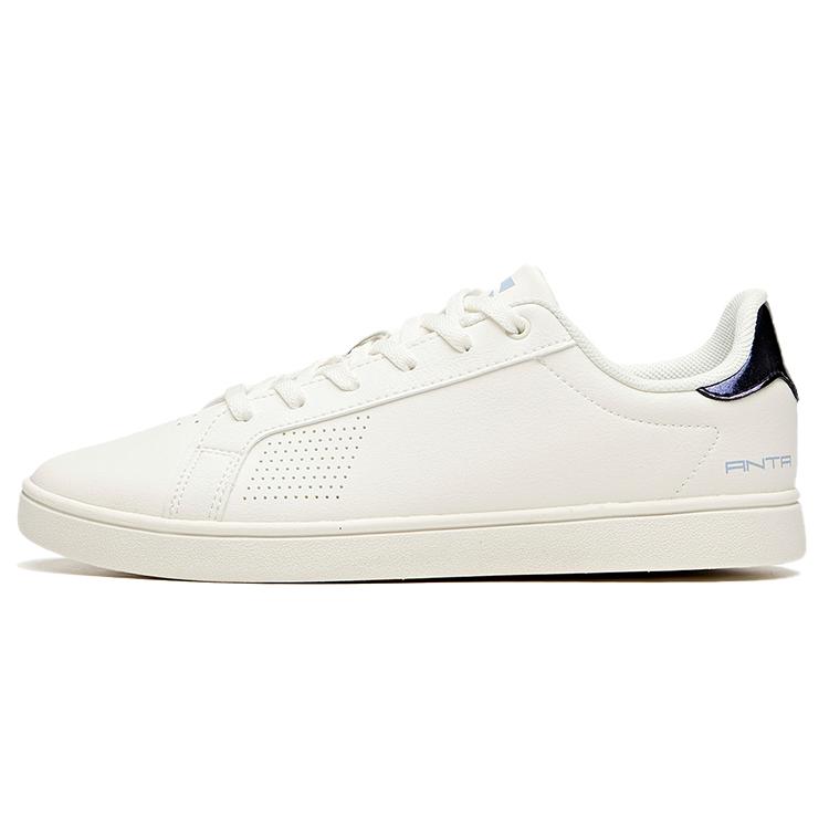 

new Anta Lightweight Low Top Skateboard Shoes Women s Ivory White 36.5