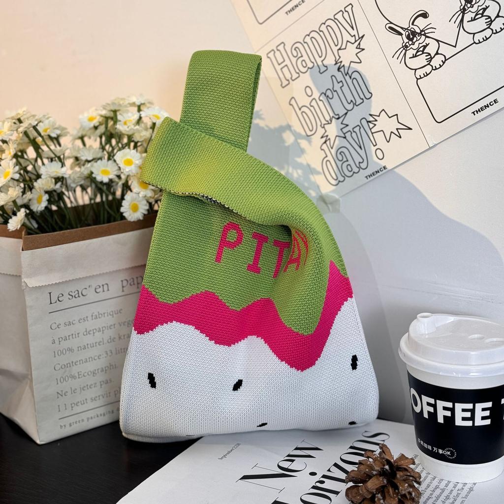 Geantă Tricotată cu Tematică Festivalul Bărcii Dragonului Geantă Cadou pentru Întâlnirea Companiei Geantă de Mână Cadou de Nuntă Geantă Zongzi Geantă Fericită pentru Bomboane