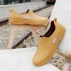 Low-top Rain Shoes Men's Summer Casual Fashion Short Rain Boots Men's Shoes Flat-bottomed Waterproof and Velvet Thick-soled Water Shoes Non-slip