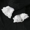 Ruffled False Sleeves for Girls Detachable Ruffled Cuffs Shirt Decorative Cuffs