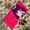 Klassischer Film P-Pulp F-Fiction Handtuch Weich Leicht Anti-Sand Großes Strandtuch Schnelltrocknend Bad Sport Familie