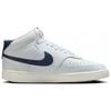 Nike Court Vision Mid top Skateboard Shoes Women's White Blue CD5436-109