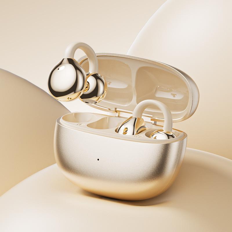 

Новые беспроводные наушники Bluetooth с шумоподавлением, заушные наушники с большим радиусом действия бежевый